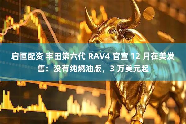 启恒配资 丰田第六代 RAV4 官宣 12 月在美发售：没有纯燃油版，3 万美元起